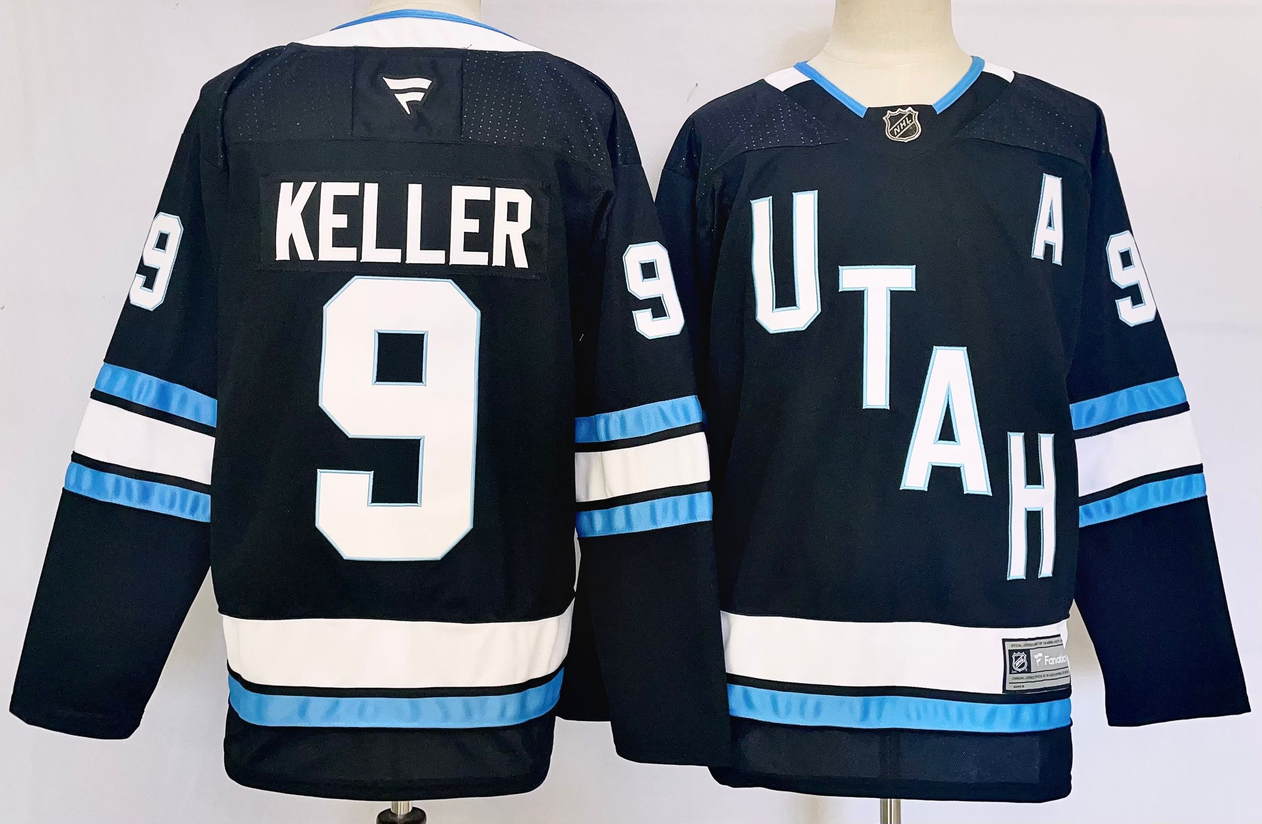 Men Utah Hockey Club #9 Keller Black 2025 Home Premier Player NHL Jersey